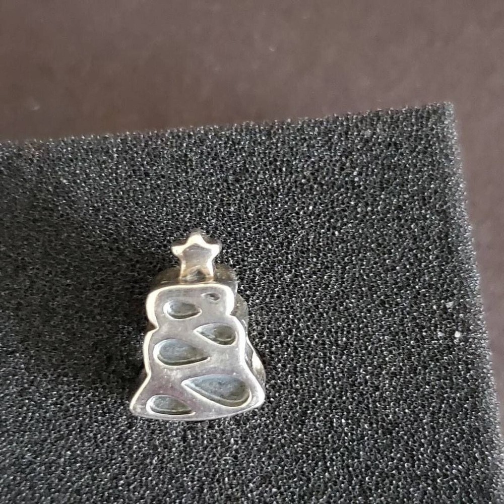 Chamilia Sterling Silver Christmas‎ Tree Charm Signed CHAM 925